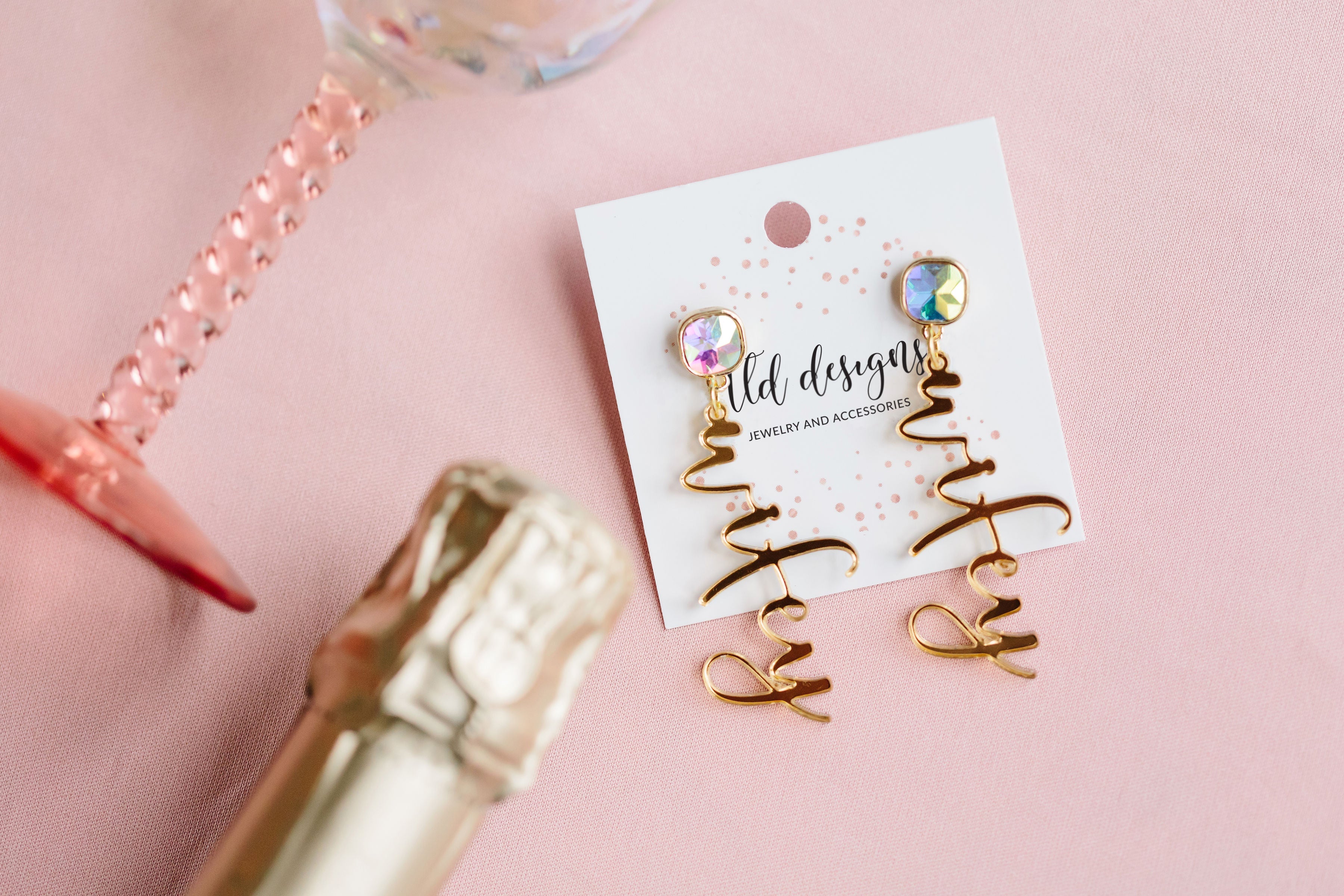 Gold Iridescent Wifey