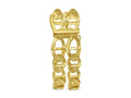 ID Mariner Solid White/Yellow/Rose Gold Handmade Bracelet , 28mm, 6.5-10 Inch