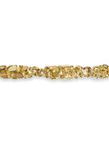 Nugget Solid White/Yellow/Rose Gold Handmade Necklace , 5mm, 16-30 Inch