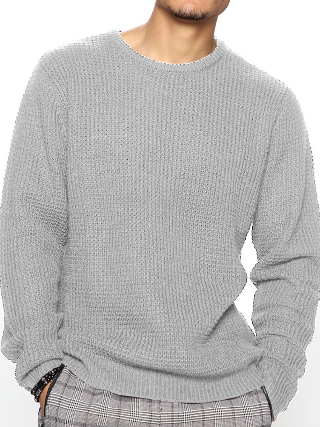 Round Neck Long Sleeve Sweater