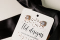 Rose Gold rhinestone stud