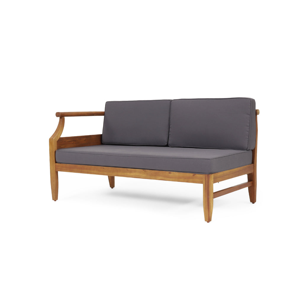 ASTON 4-PIECE SOFA SET, DARK GRAY