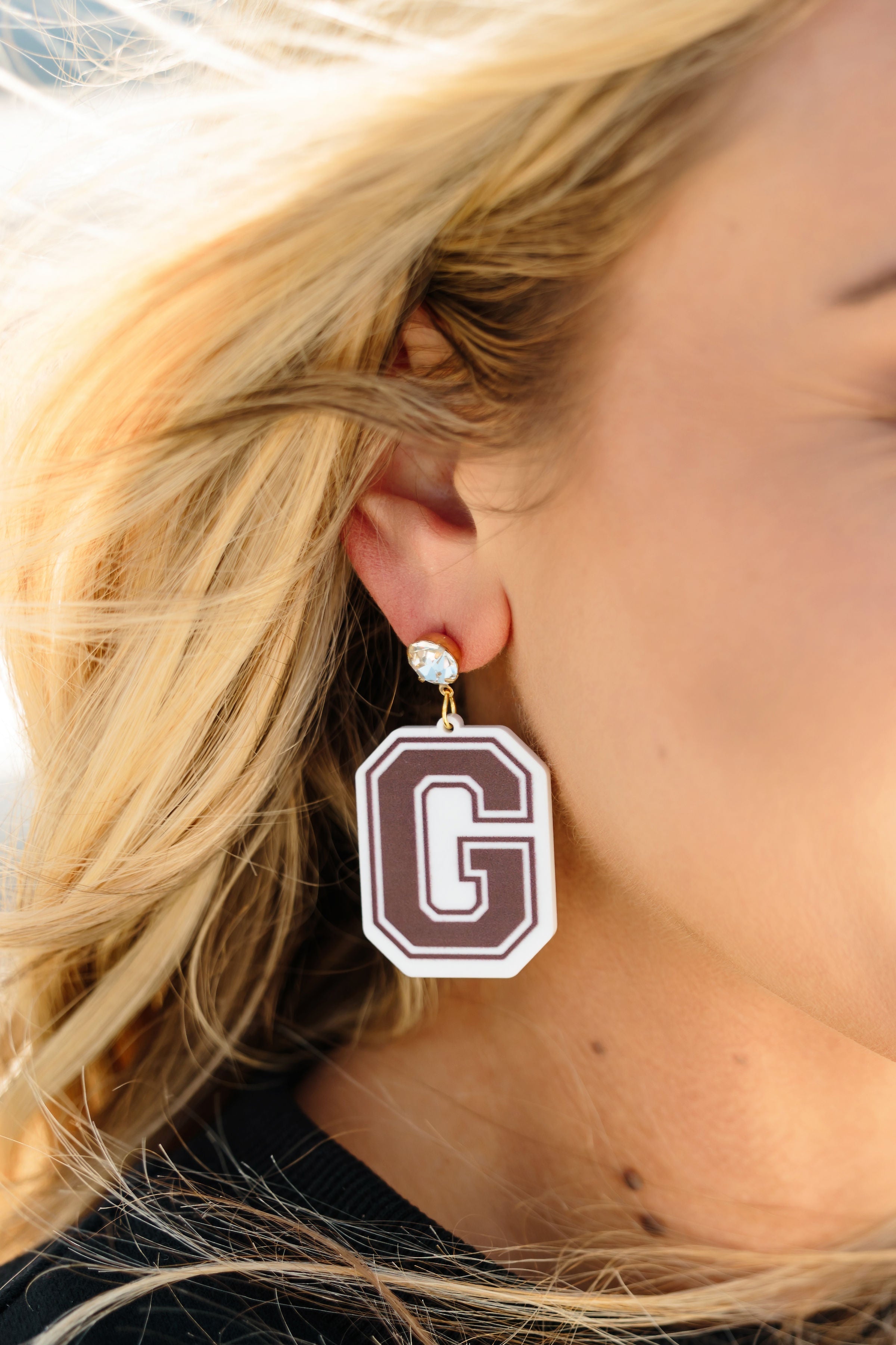Game Day Logo Earring