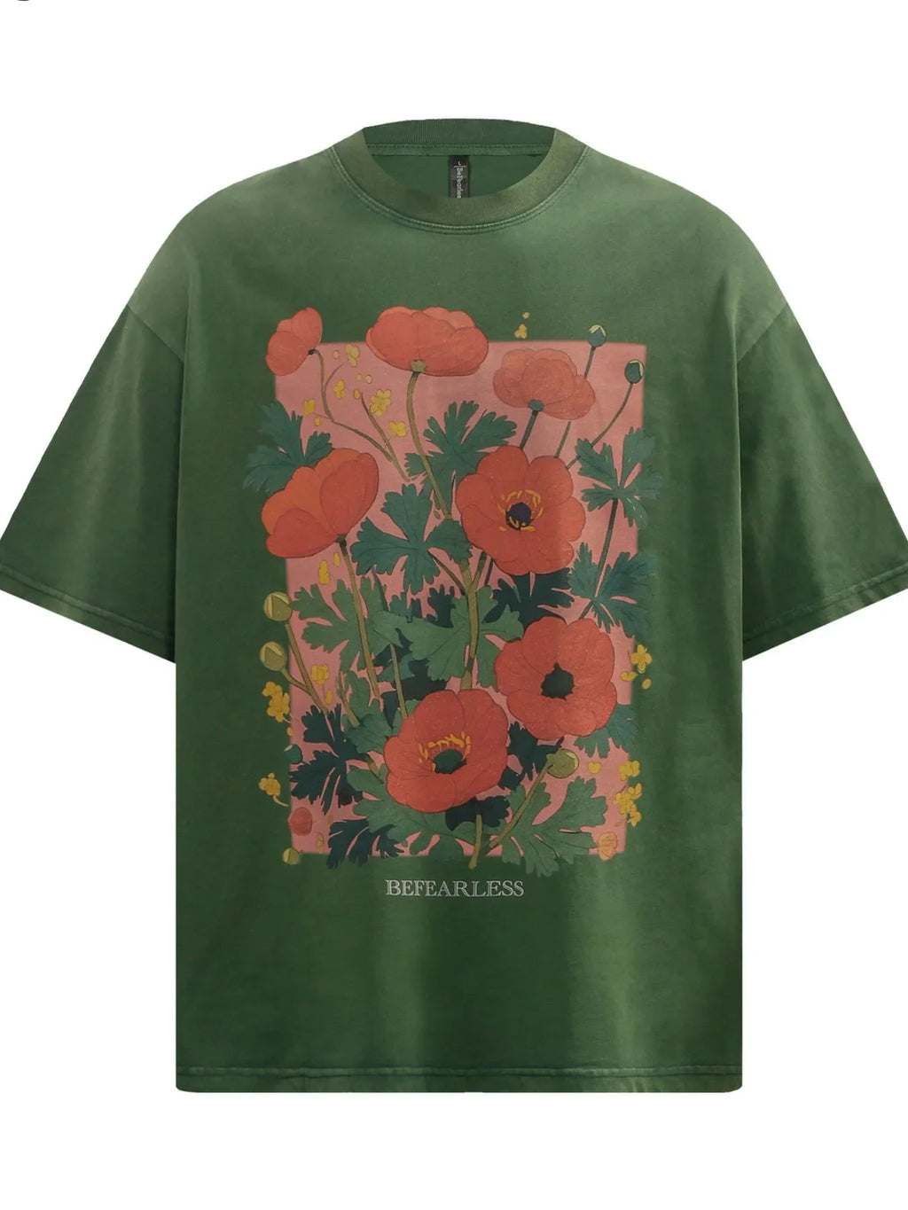 Flower Graphic Oversized T-Shirt