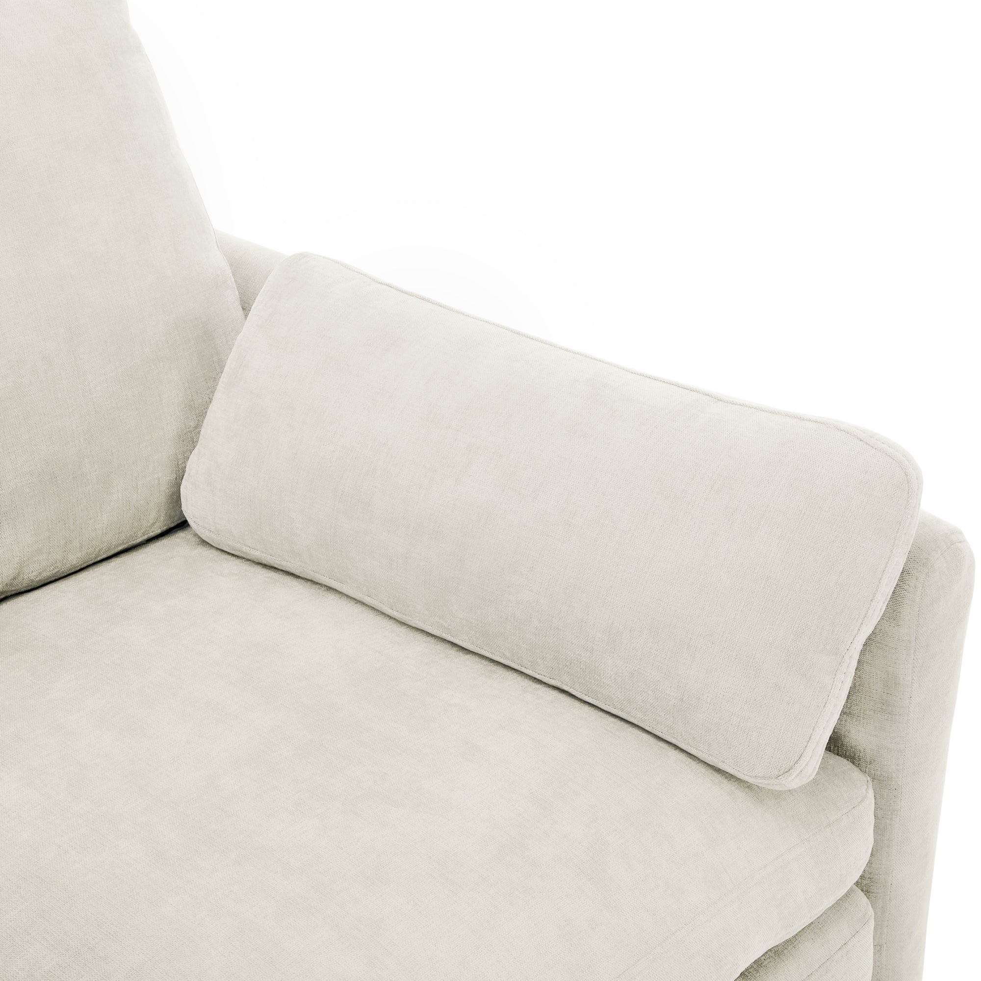 Cozy Upholstered Sofa Set Oversized Comfy Cloud Sofa Double Cushion Sofa Group Plush Cushion Sofa Couch for Living Room, Beige