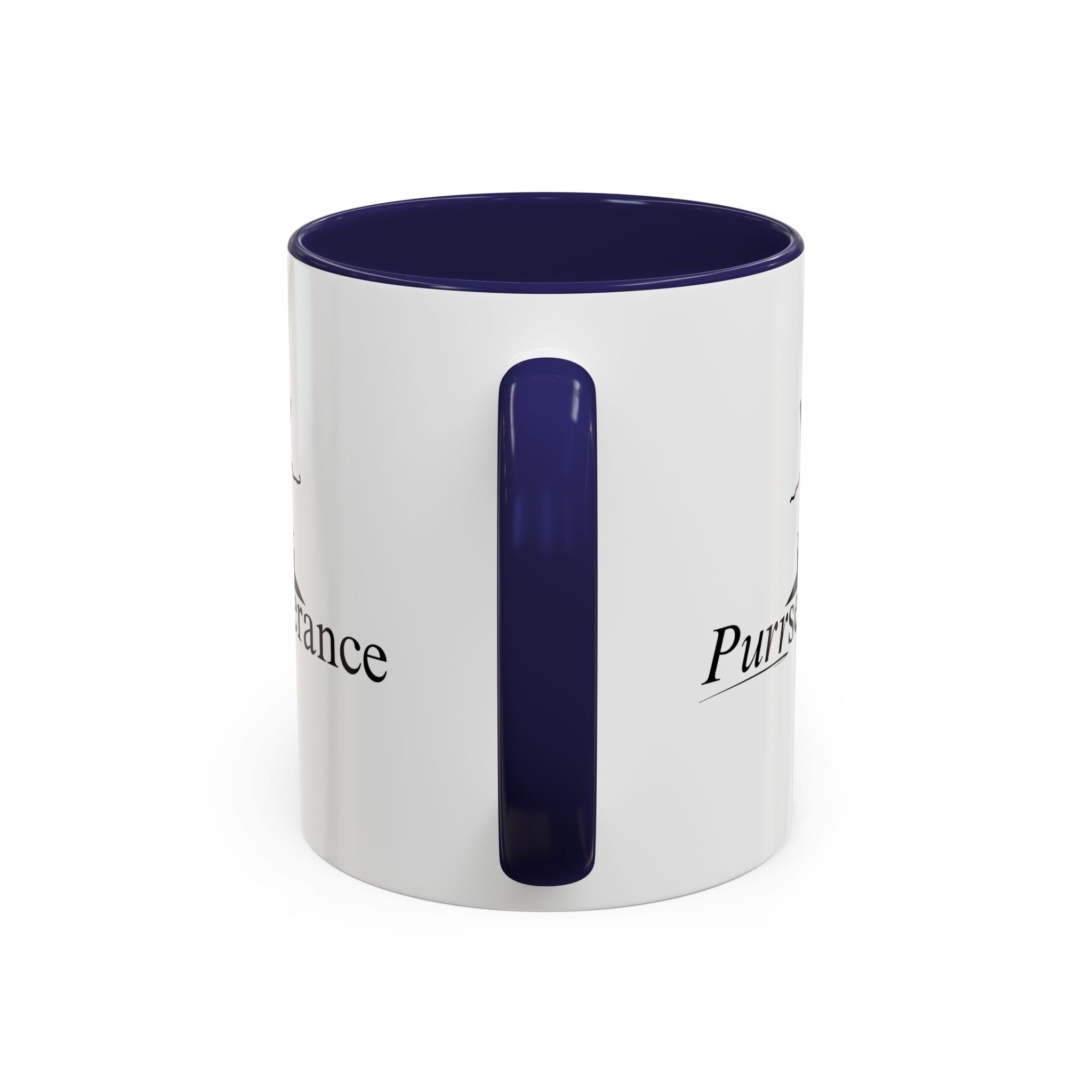 Purrseverance Accent Coffee Mug (11, 15oz)
