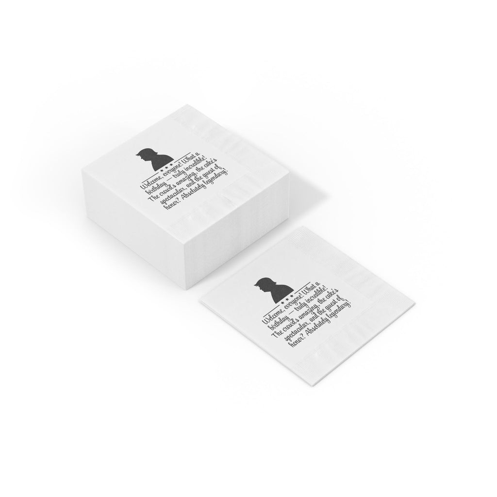 Legendary Birthday Bash Party Napkins – Parody Décor