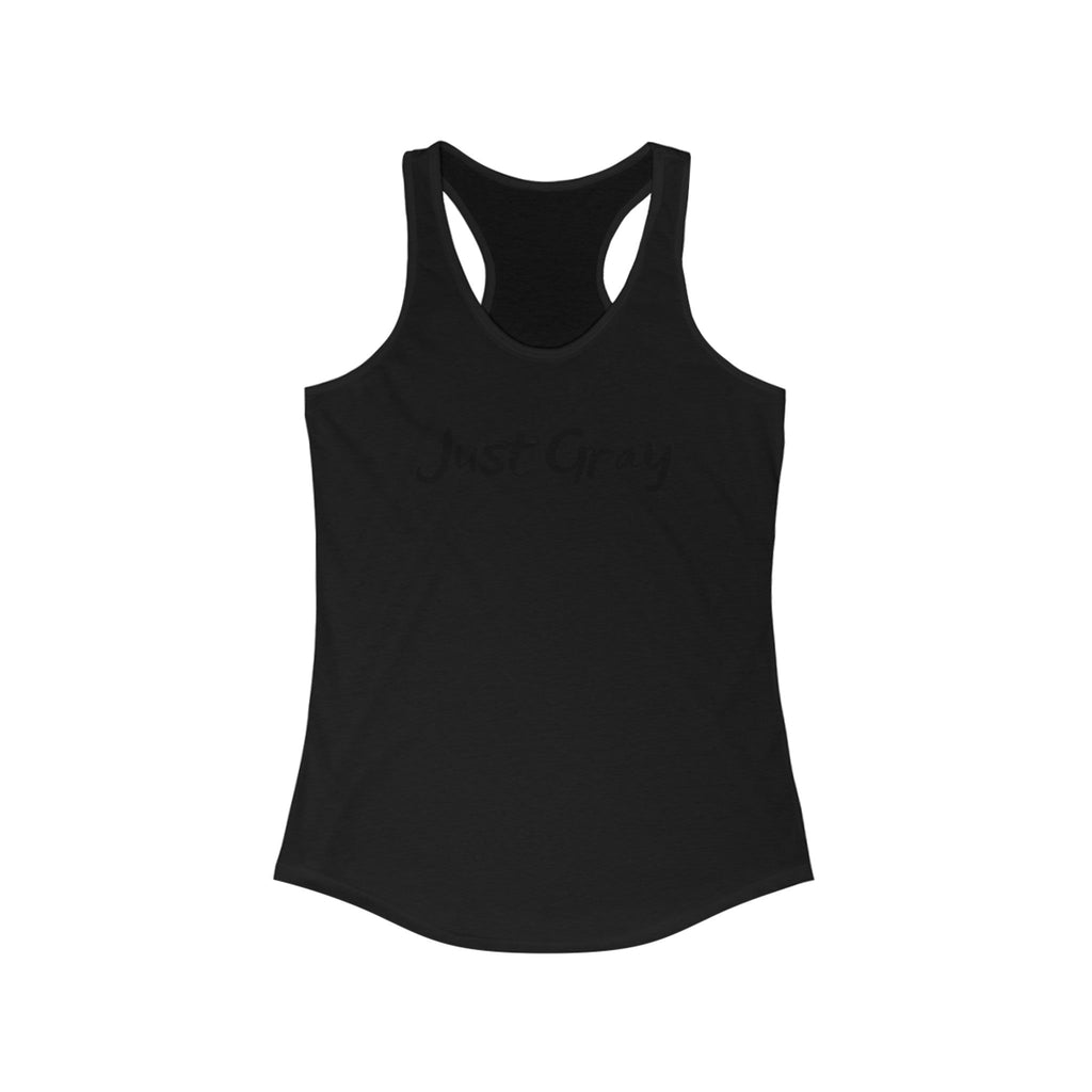 Women's Ideal Racerback Tank  "Just Gray"