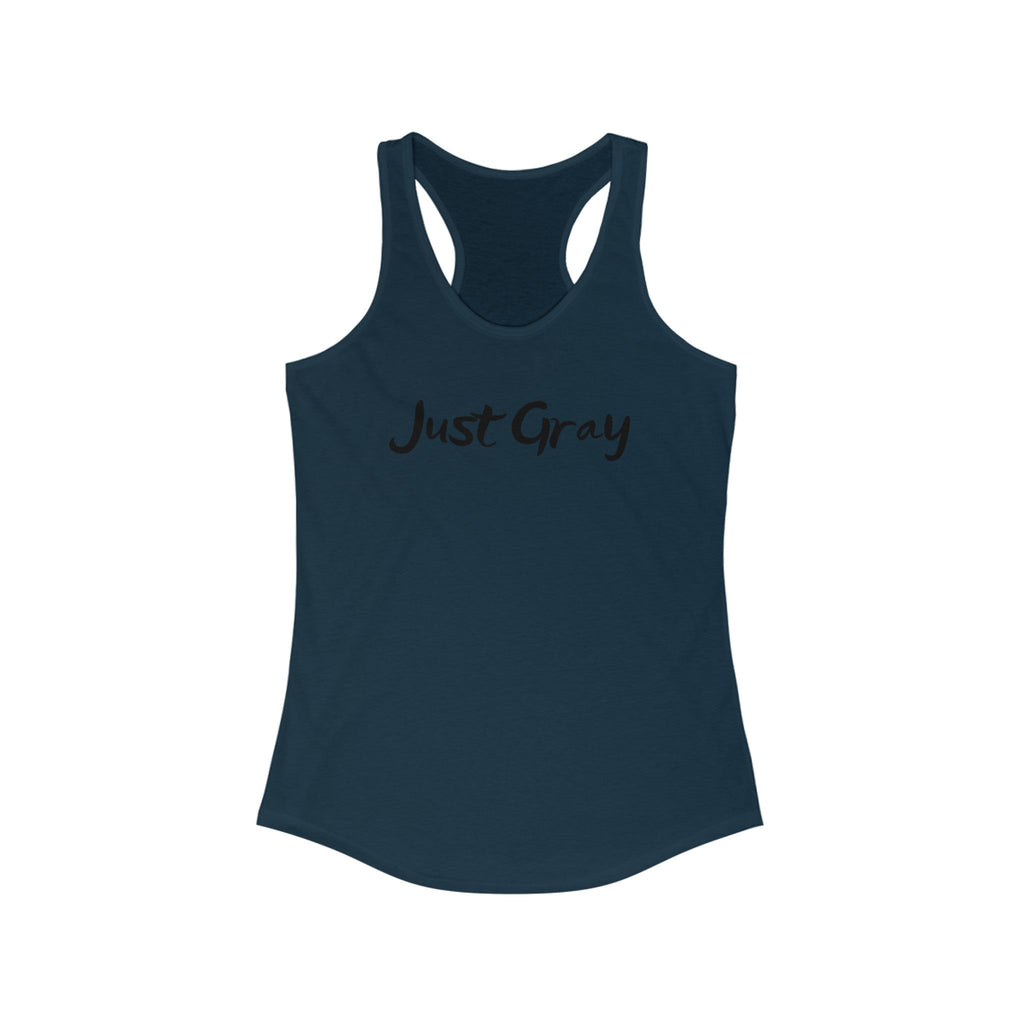 Women's Ideal Racerback Tank  "Just Gray"