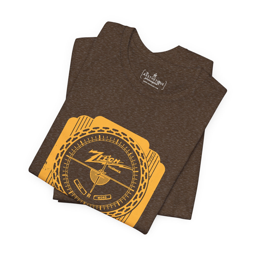 Zilch Tolerance for the R Word - Adult Unisex Jersey Short Sleeve Tee