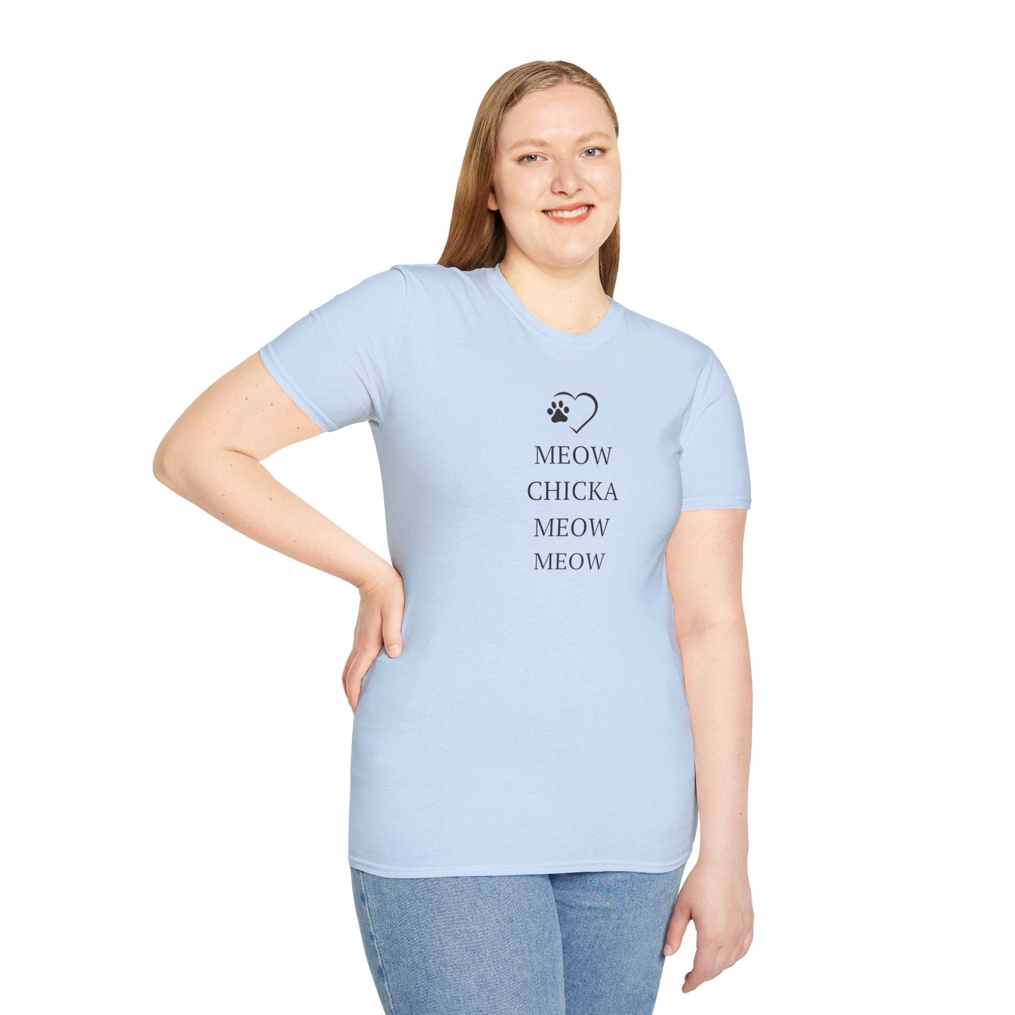 Meow Chicka Meow Meow Unisex Softstyle T-Shirt