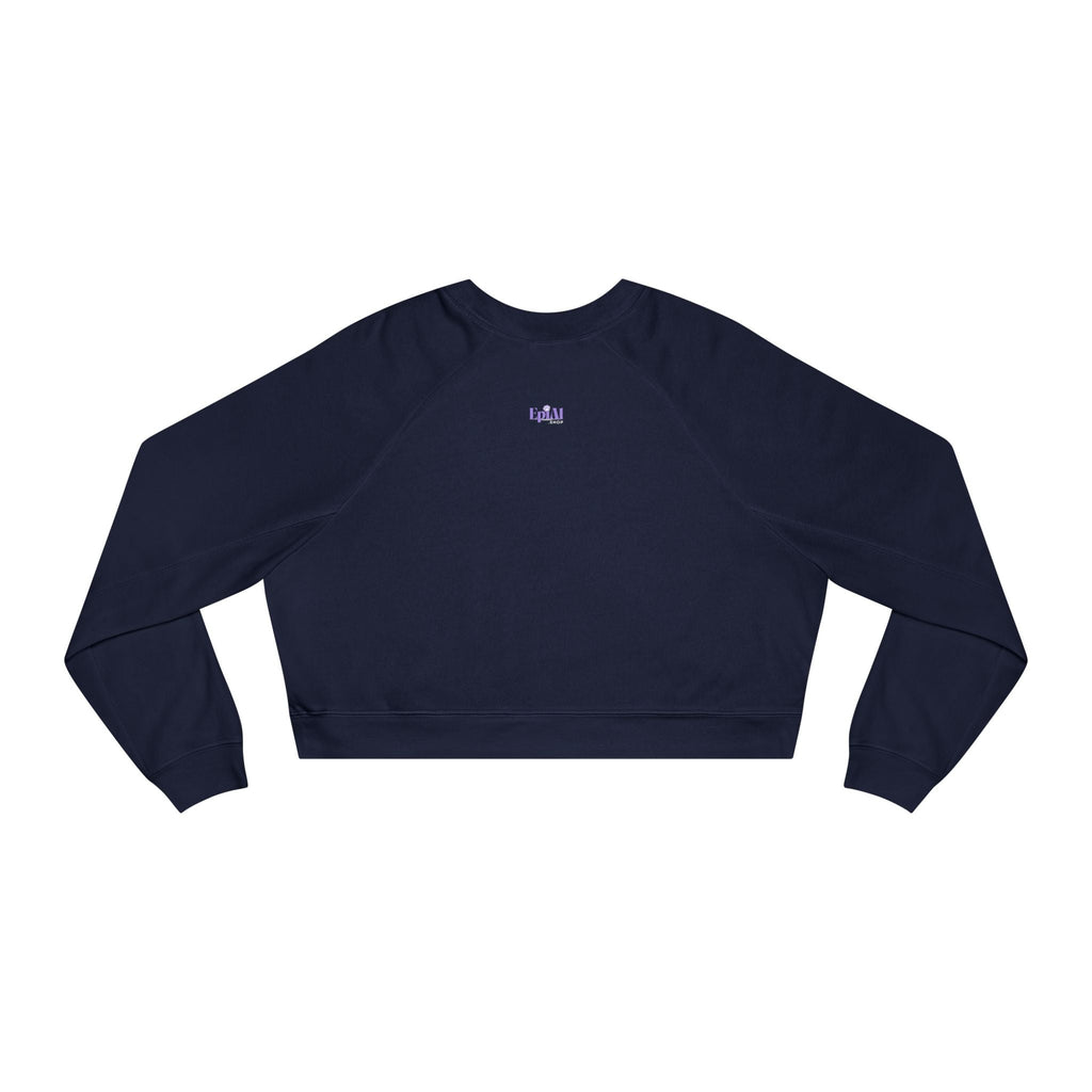 Sassy Brain Women's Cropped Fleece Pullover