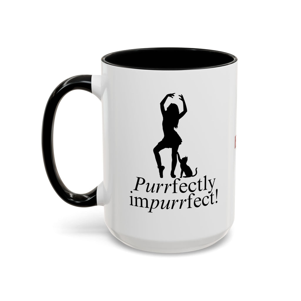 Purrfectly Impurrfect Accent Coffee Mug (11, 15oz)