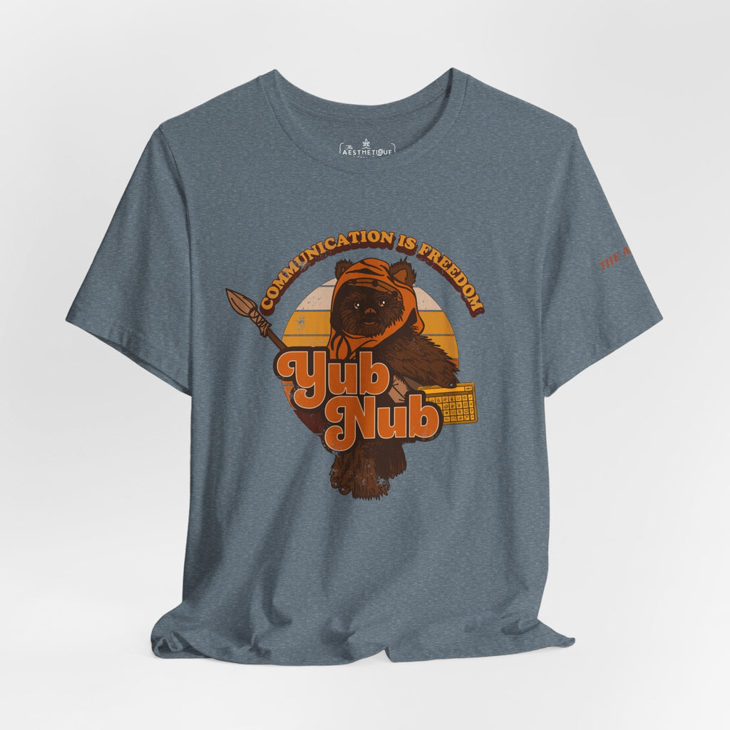 Communication is Freedom - Yub Nub - AAC - Unisex Jersey Short Sleeve Tee