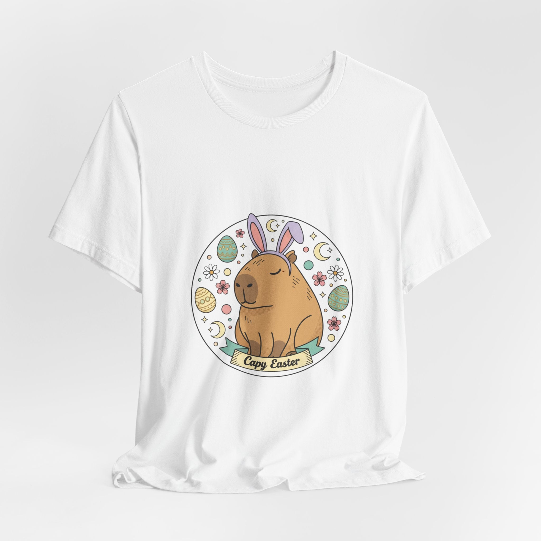 Cozy Easter Bunny Aesthetic Tee | Pastel Spring, Vintage Easter Cottagecore