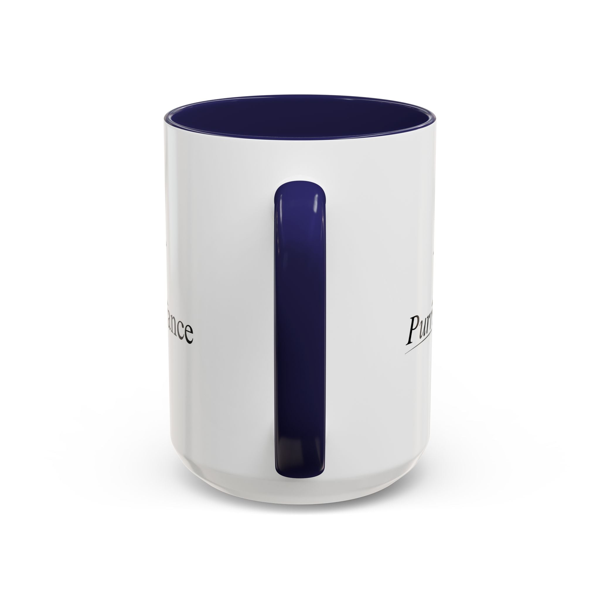 Purrseverance Accent Coffee Mug (11, 15oz)