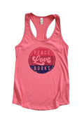 Peace Love Books 1111Tank