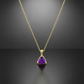 "Infinity" Trilliant Cut Small Cremation Pendant 8mm