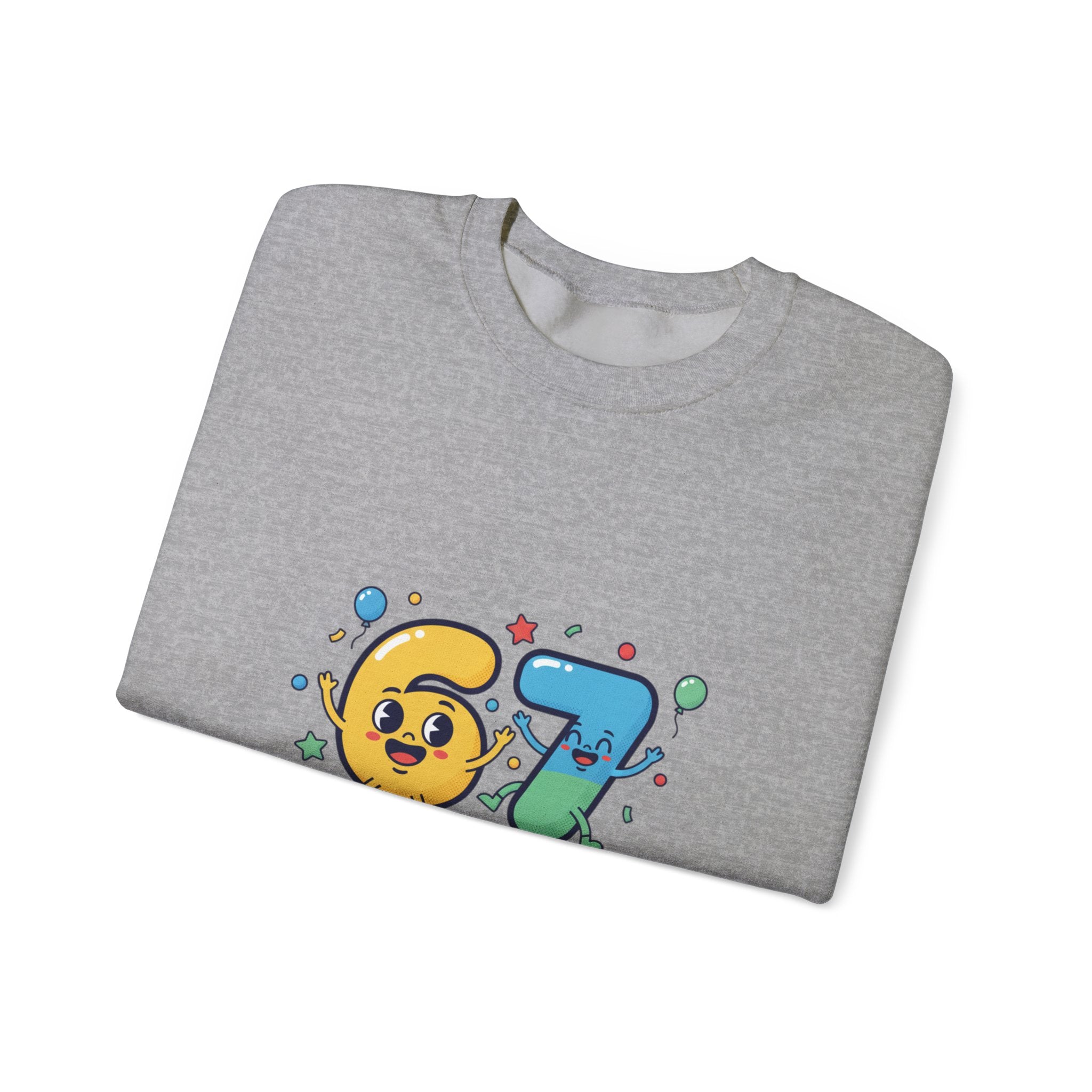 67 Meme Crewneck Sweatshirt | random number meme, absurdist humor