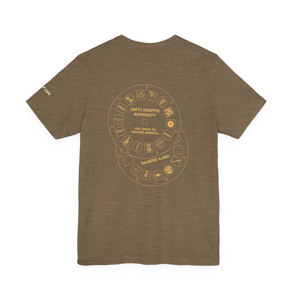 Unity Despite Adversity - Feeding America Fundraiser Tee - Unisex Jersey Short Sleeve Tee