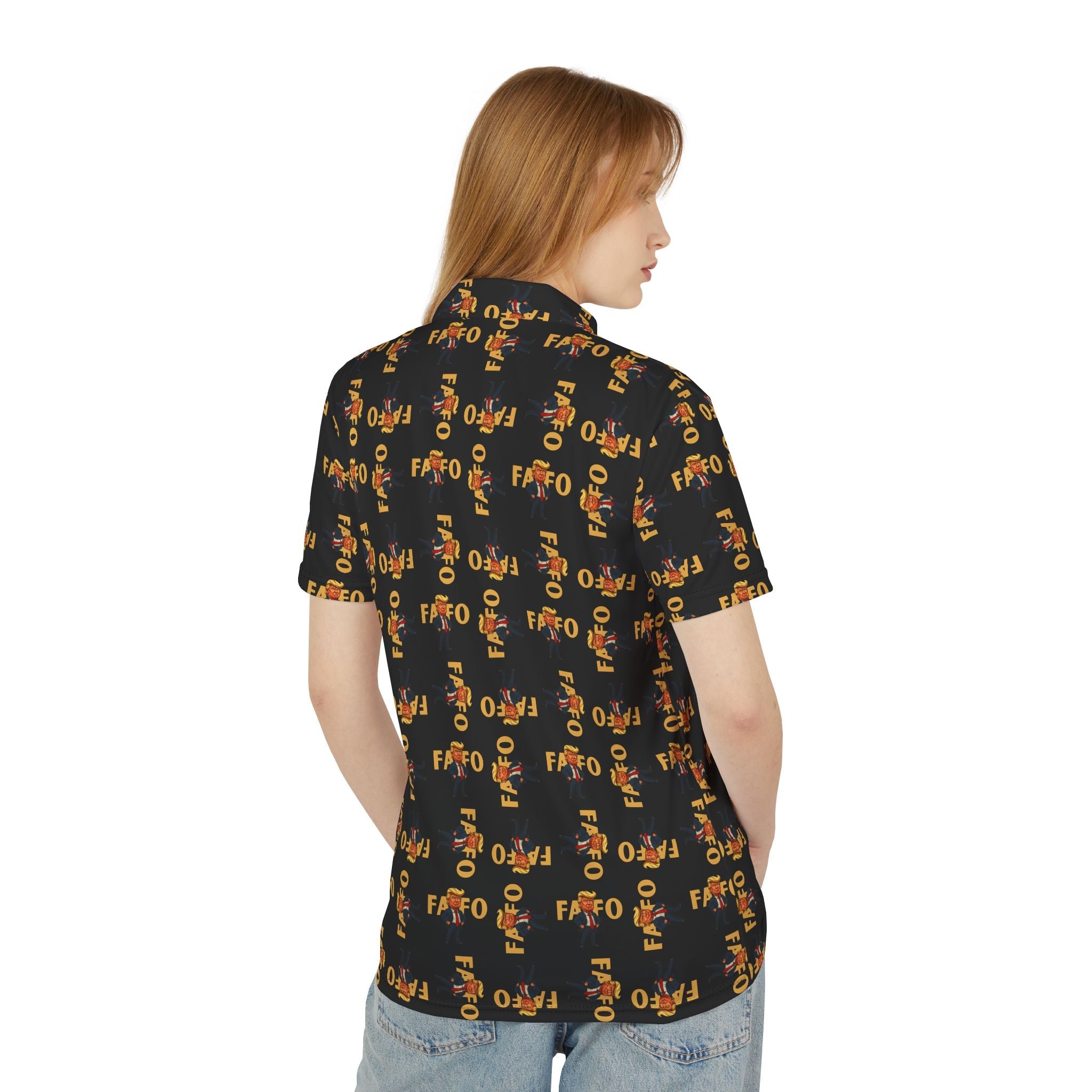 Brazen Political Parody Unisex Polo Shirt