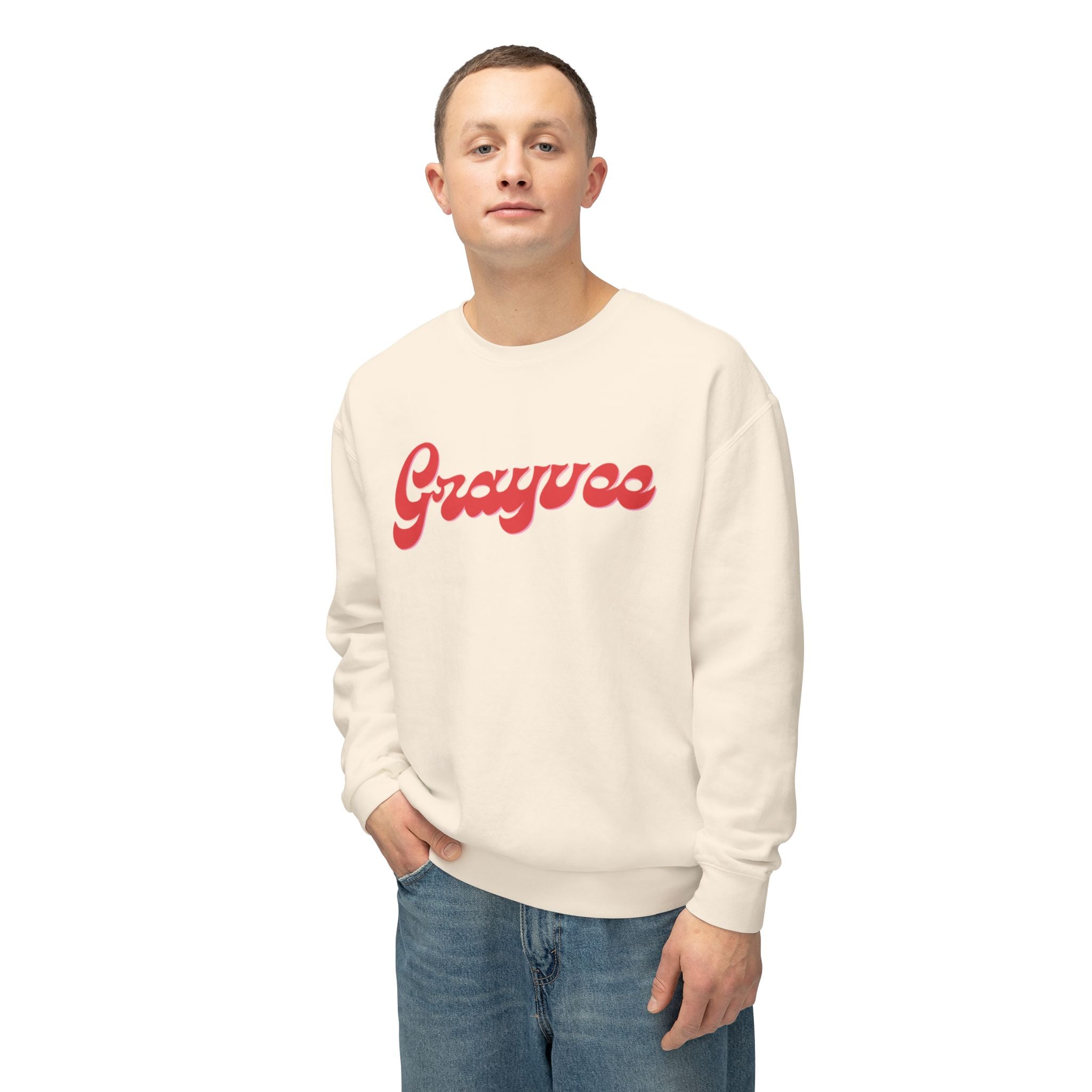 Unisex Lightweight Crewneck Sweatshirt "Grayvee"