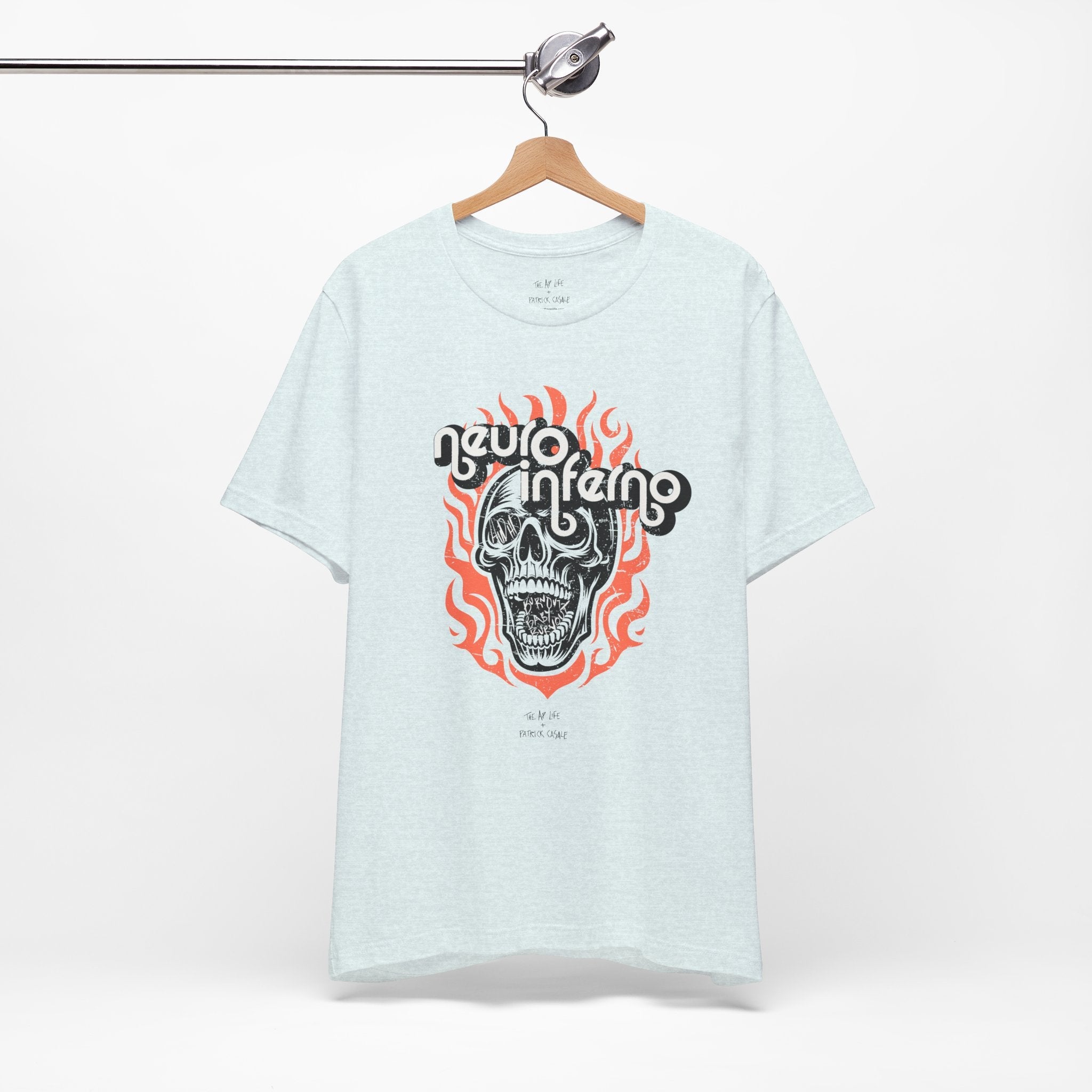 Neuro Inferno - AuDHD Burnout - Patrick Casale - Adult Unisex Jersey Tee (Ships Internationally)