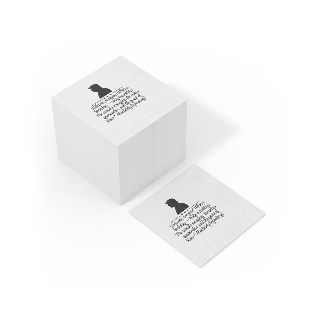 Legendary Birthday Bash Party Napkins – Parody Décor