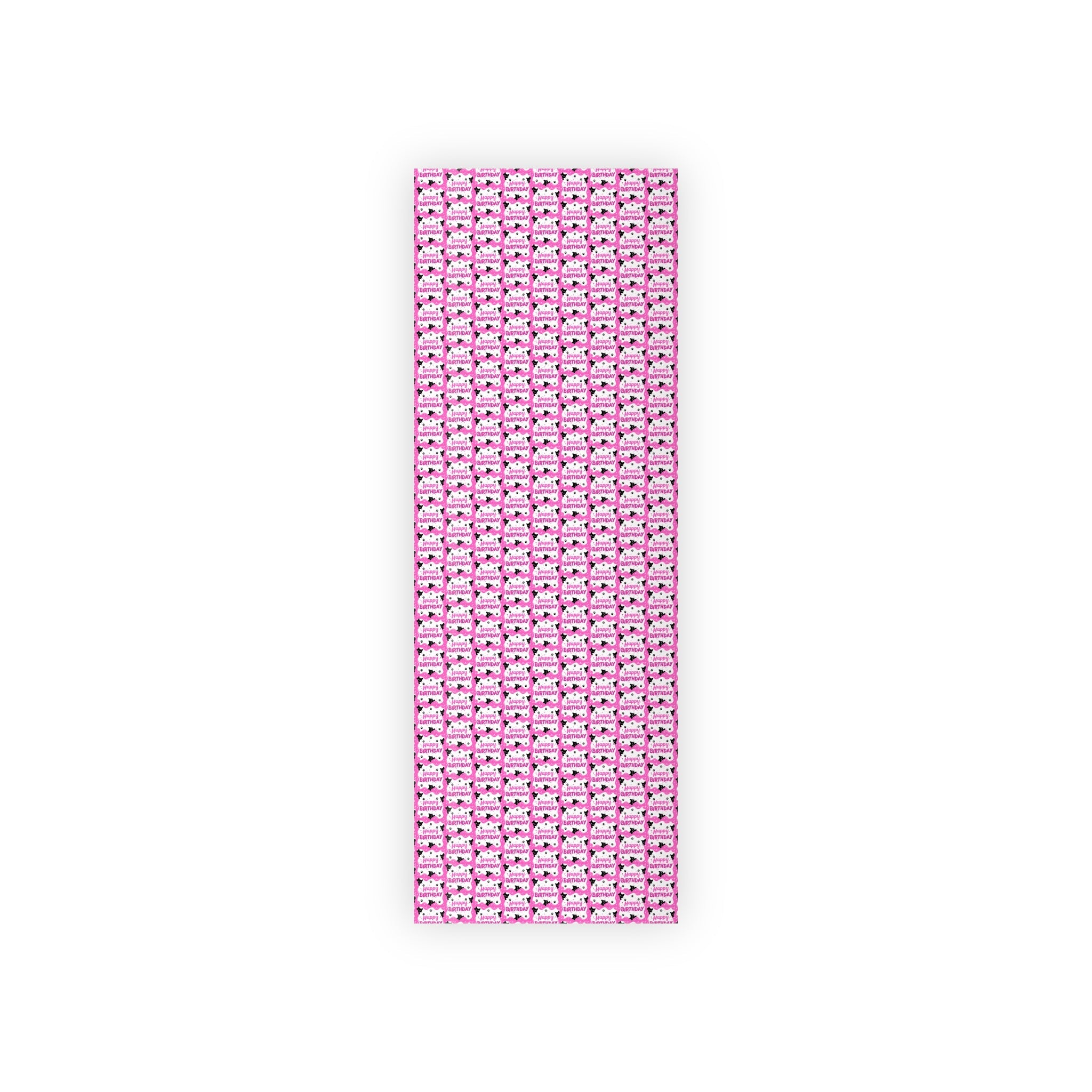 Pink Kitty Birthday Wrapping Paper Roll – Perfect for Gifts and Parties