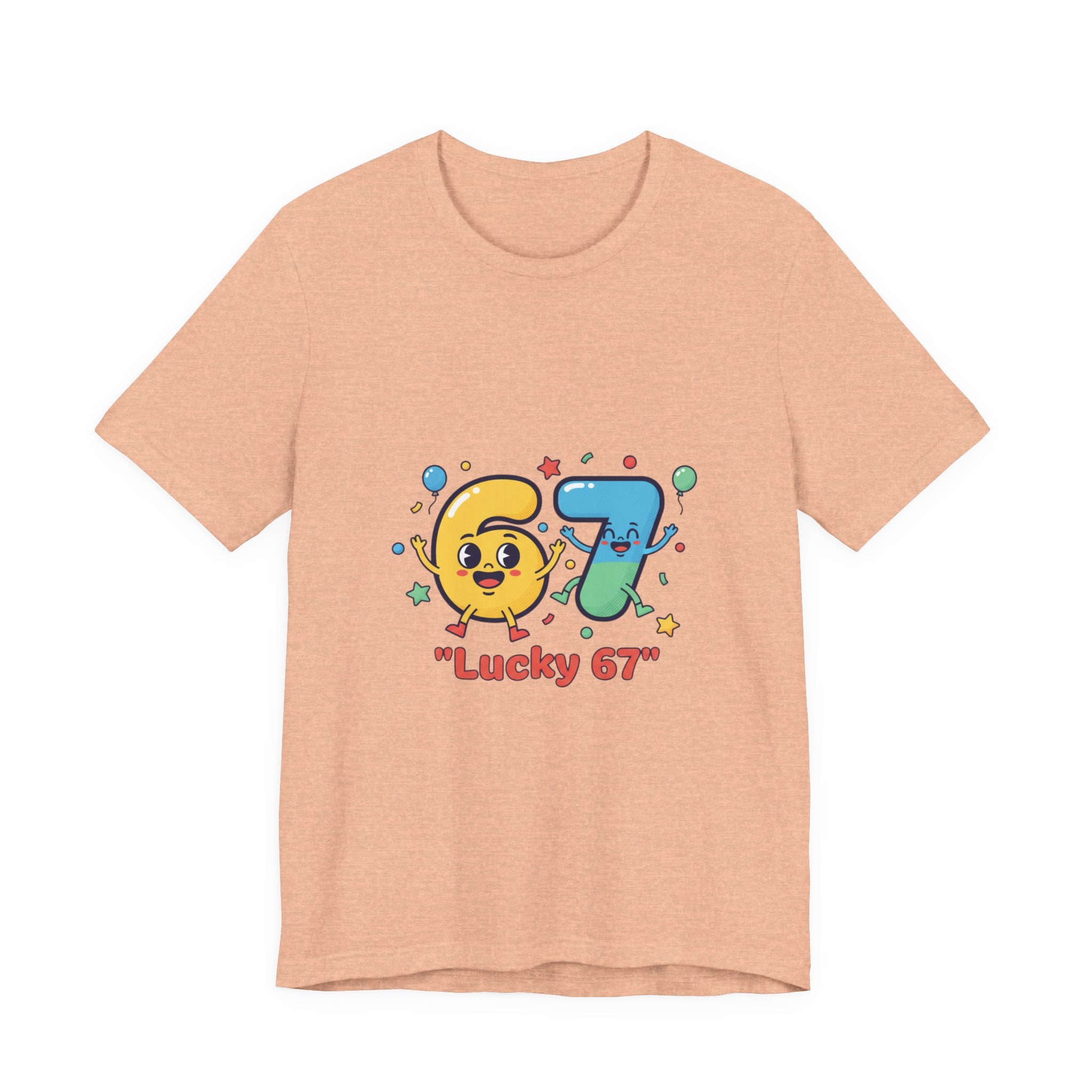 67 Shirt Tee | random number meme, absurdist humor, minimalist type