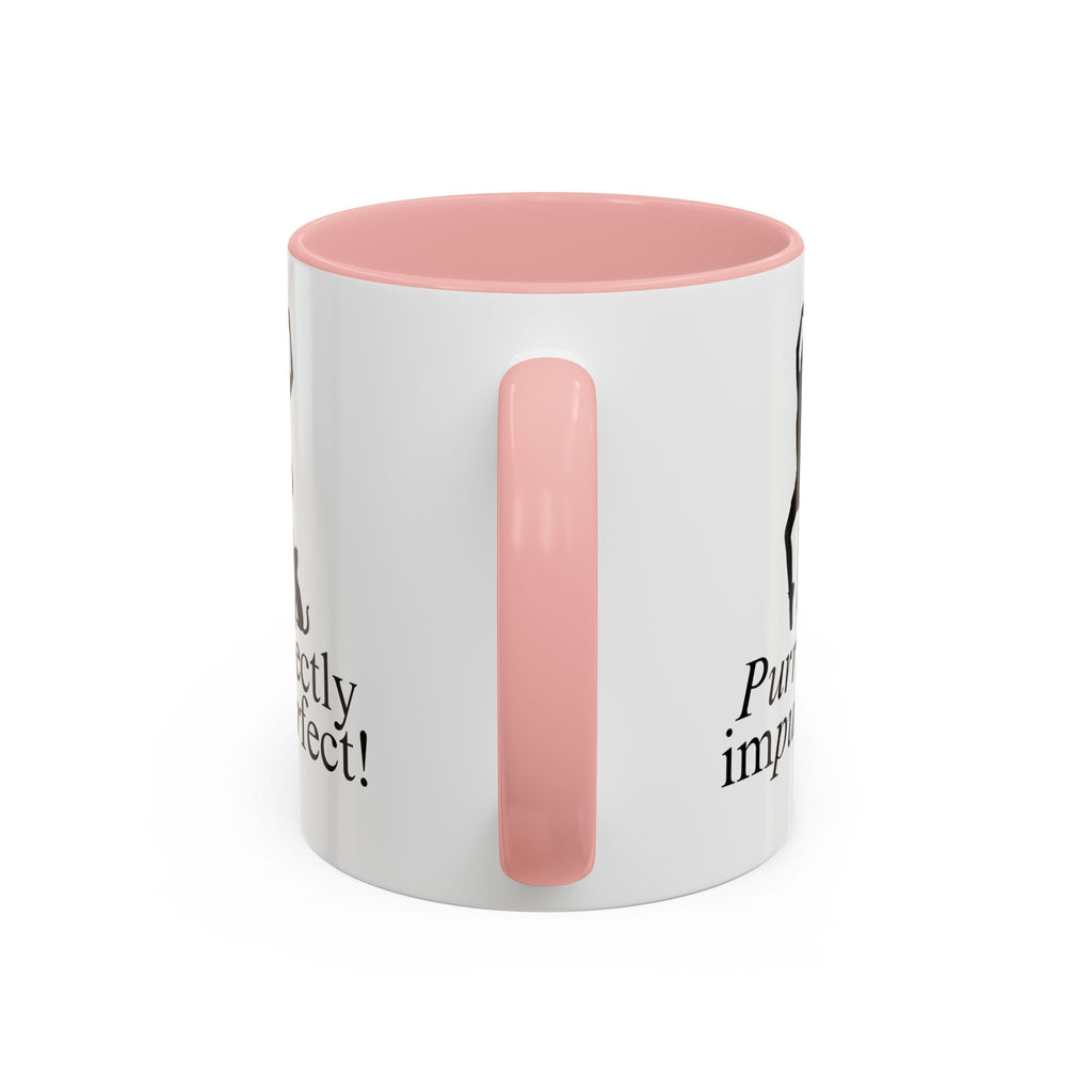 Purrfectly Impurrfect Accent Coffee Mug (11, 15oz)