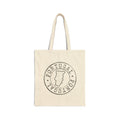 Portugal Map Circle Stamp Tote Bag | Canvas Market Bag