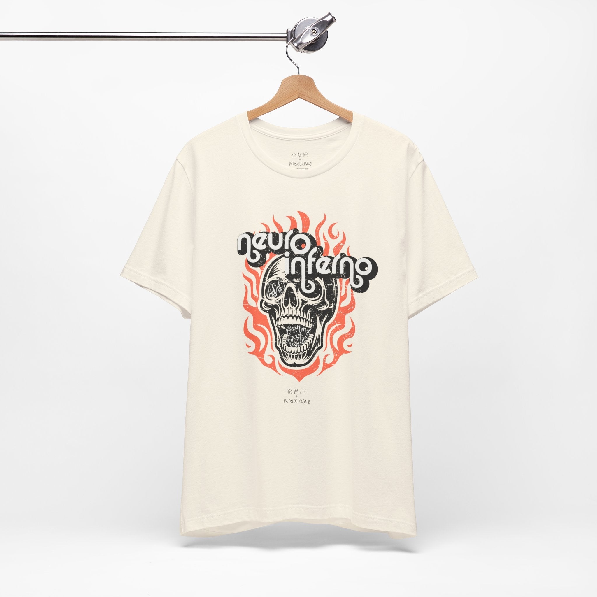 Neuro Inferno - AuDHD Burnout - Patrick Casale - Adult Unisex Jersey Tee (Ships Internationally)