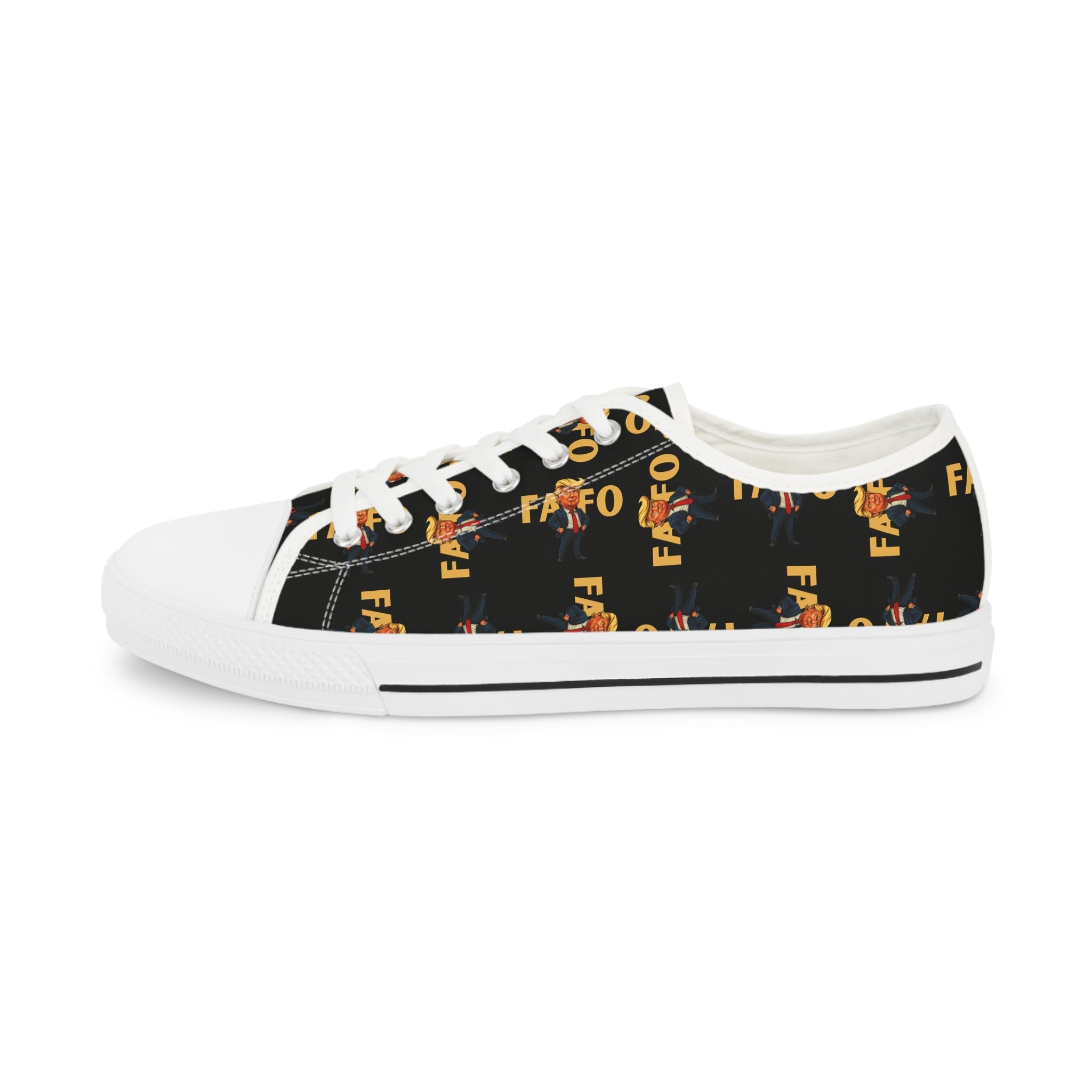 Brazen Political Parody Men's Low Top Sneakers