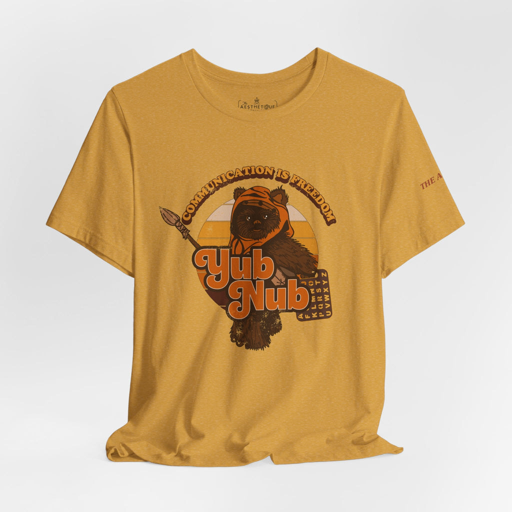 Communication is Freedom - Yub Nub - S2C - Adult Unisex Jersey Short Sleeve Tee