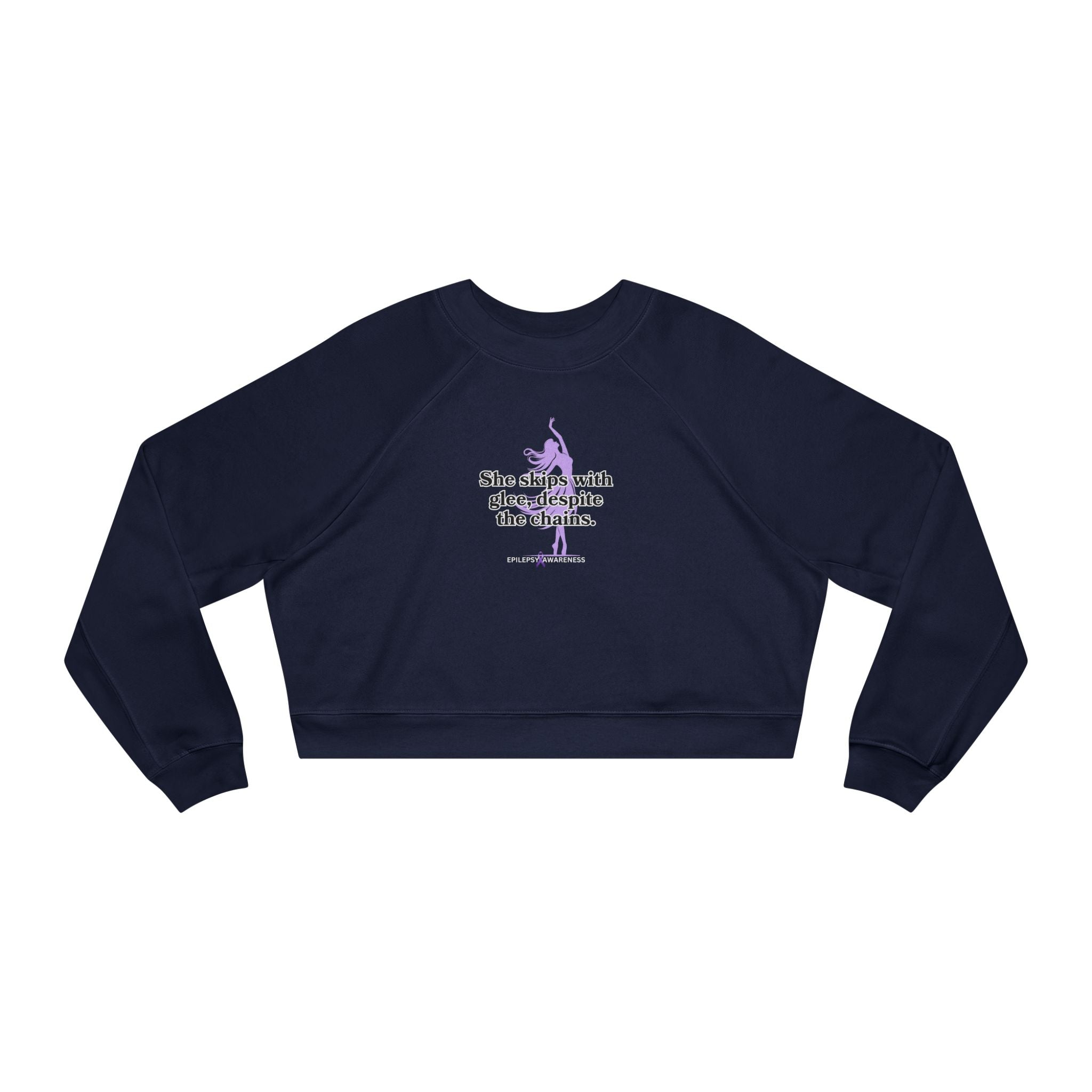 She Skips with Glee Women's Cropped Fleece Pullover