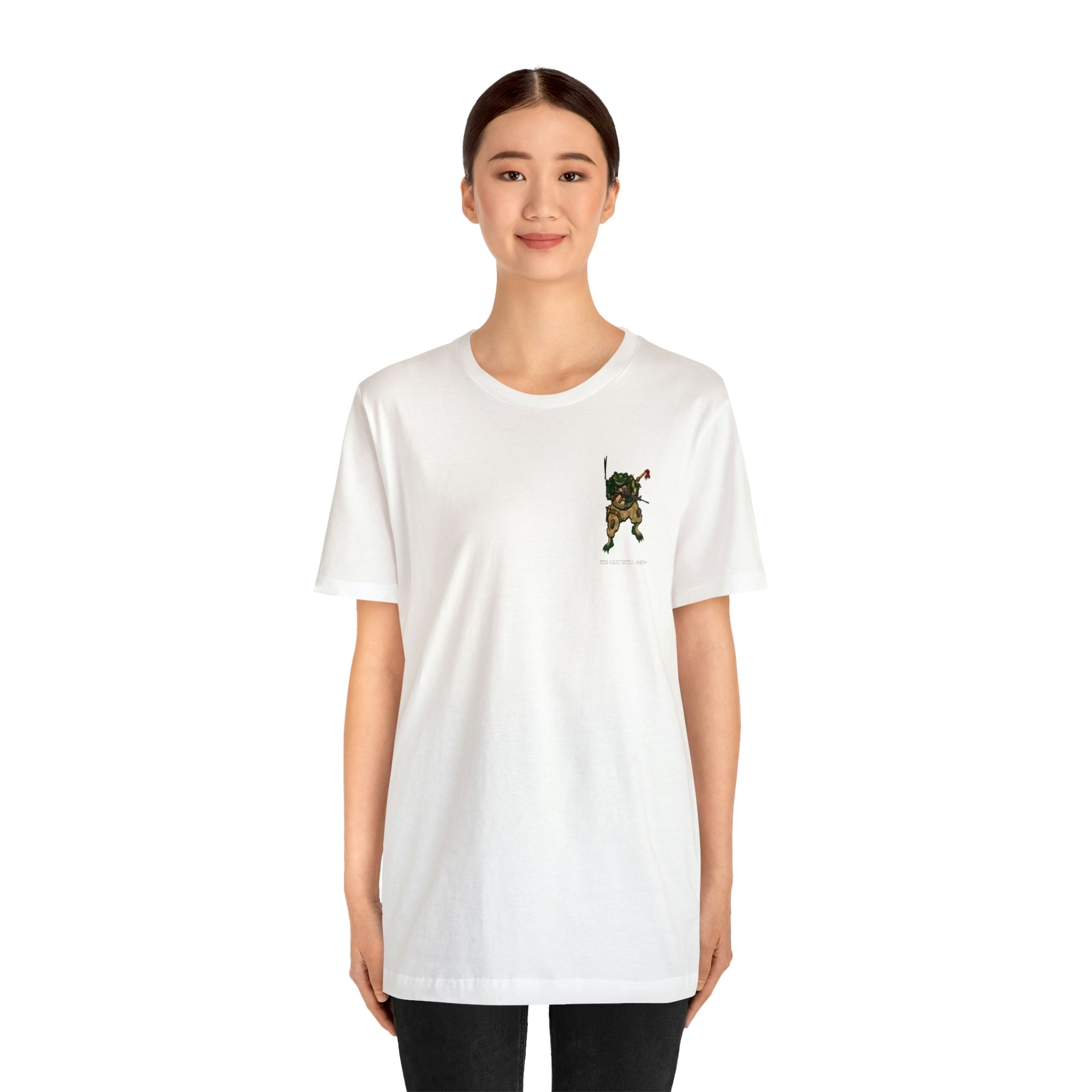 M4 and Radio Frog - Front Print - Short Sleeve Tee