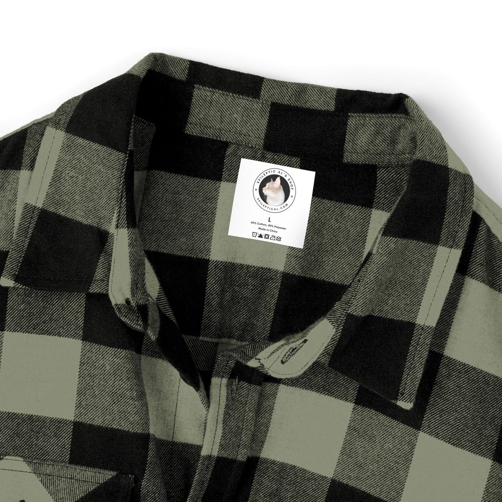 Epilepsy Butterfly Unisex Flannel Shirt