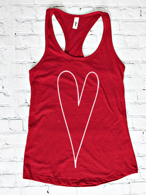 White Heart Tank-1305