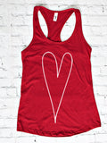 White Heart Tank-1305