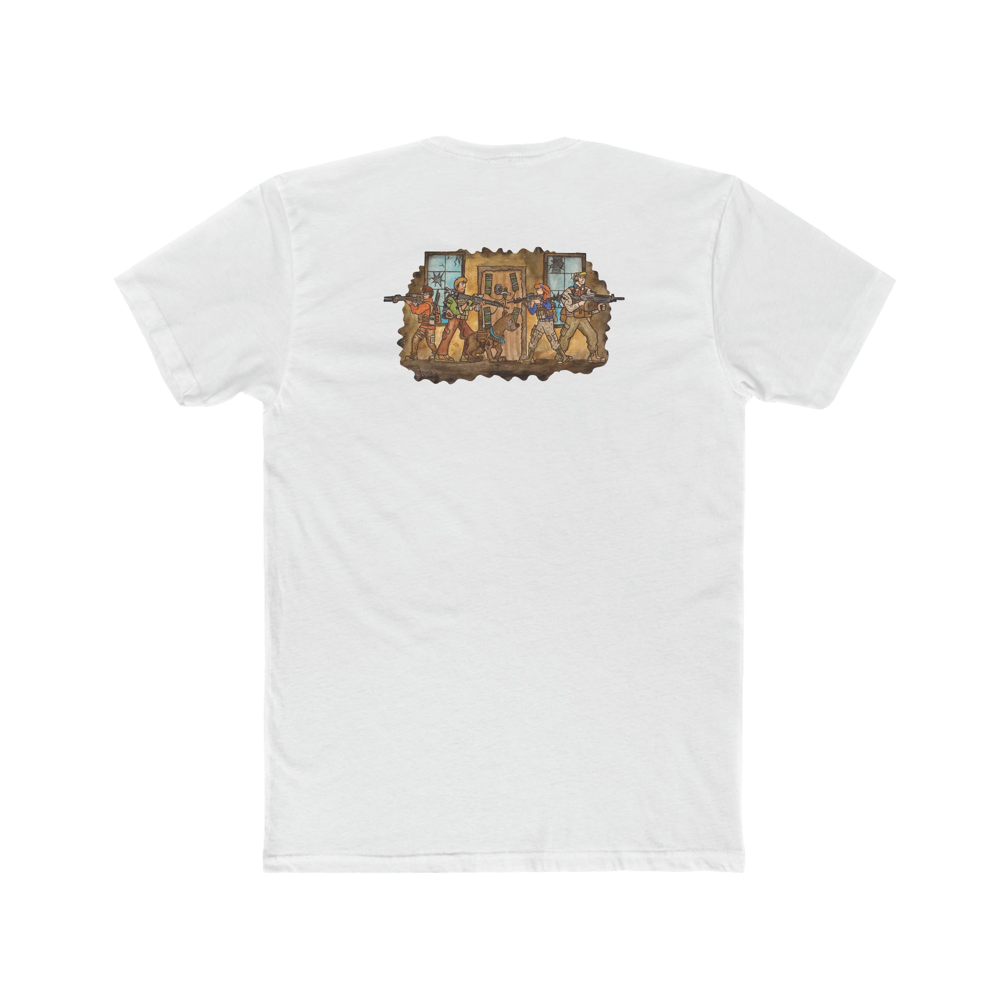 Scooby Doo and the Gang Take the Door - Crew Tee