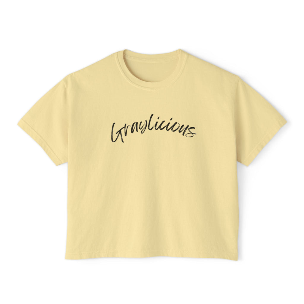 Women's Boxy Tee " Graylicious"
