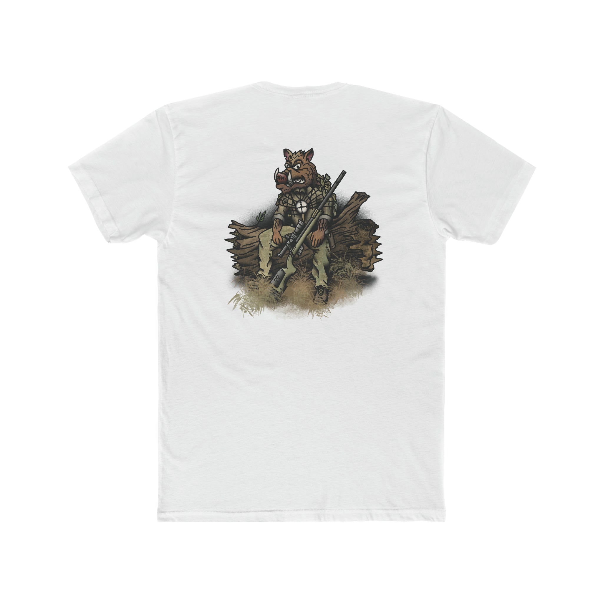 Sniper Hog on a Log - Crew Tee