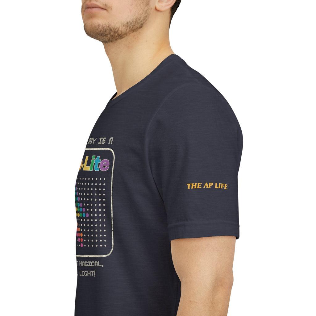 Autistic Joy is a Bright Light - Adult Unisex Jersey Tee