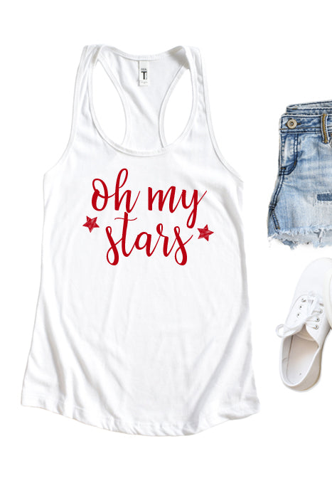 Oh My Stars Red Tank-1352