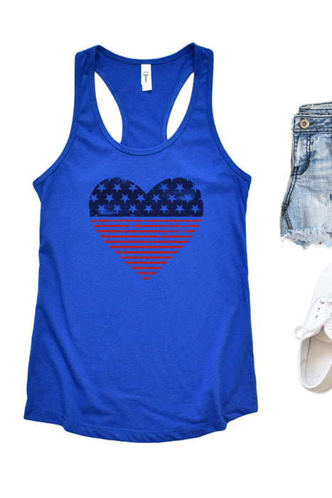 Heart Flag Tank-1358