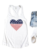Heart Flag Tank-1358