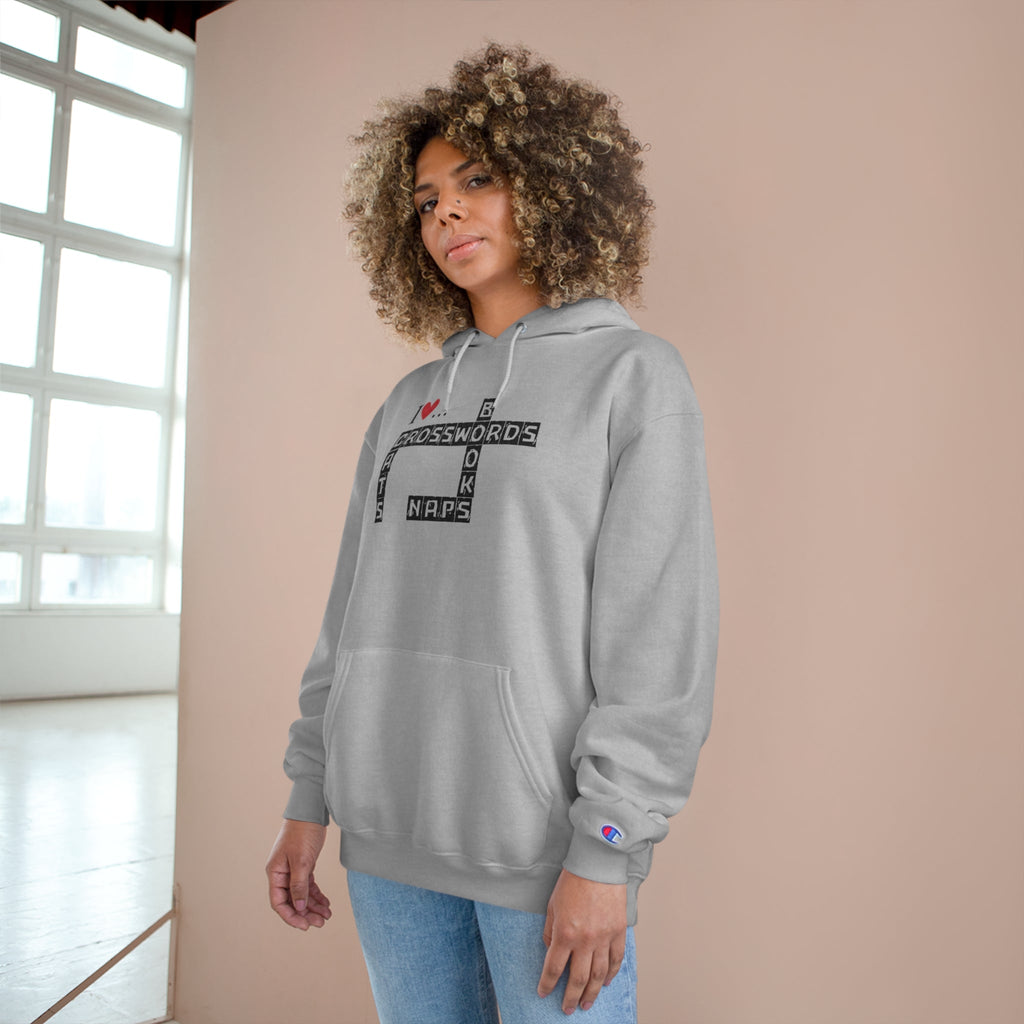 Crosswords and Cats Hoodie