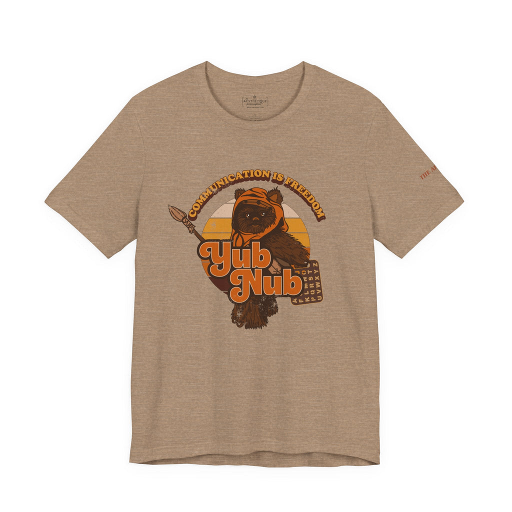 Communication is Freedom - Yub Nub - S2C - Adult Unisex Jersey Short Sleeve Tee