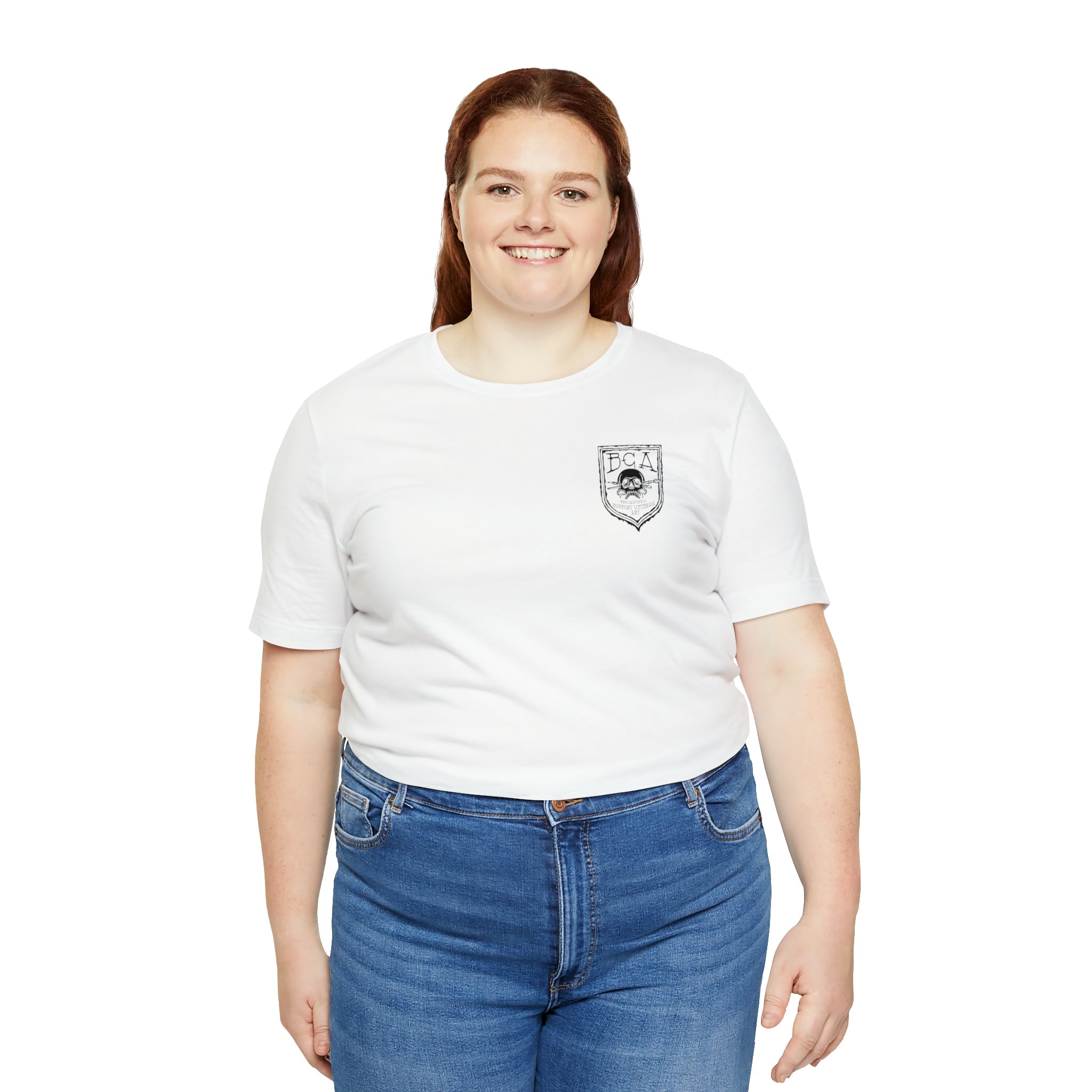 Flippers, Binoculars and Radio Frog - Back Print - Short Sleeve Tee